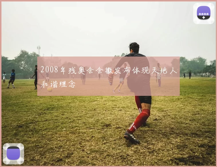 2008年残奥会会徽发布体现天地人和谐理念