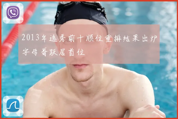 2013年选秀前十顺位重排结果出炉字母哥跃居首位
